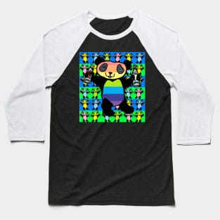 Graffiti,Panda,Rainbow by LowEndGraphics Baseball T-Shirt